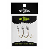 Mafsallı Jighead - Hareketli Kurşunlu İğne - Fishack - 5 Gram - 3'lü Paket