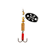 Alabalık Turna Döner Olta Kaşık - Ilba Tondo 28733 - Siyah/Beyaz - No:3