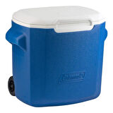 Soğutucu Buzluk - Coleman - Performance 28 QT Tekerlekli - 26 lt - Mavi/Beyaz