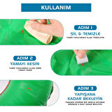 Argeus Kendinden Yapışkanlı Tamir Yaması Gri - (Mont, Şemsiye, Şişme Yatak)