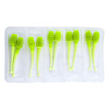 Silikon Kurt Yem - 2,1g 70mm - Fishack Wormix - 1 Adet - Yeşil/Beyaz - Karides Kokulu