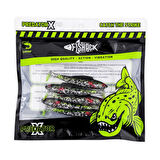 Silikon Balık - 4,5g 85mm - Fishack PredatorX - UV Boyalı - Fleck