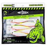 Silikon Balık - 10g 100mm - Fishack PredatorX - UV Boyalı - Mist