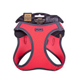 Doggie Havalı Dokuma Reflektörlü Küçük Irk Göğüs Tasması Pembe 32-38 cm (ARG-S)