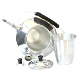 Kamp Çaydanlığı - Çift Taraflı Alüminyum - Süzgeçli Demlik - Madfox - 546241