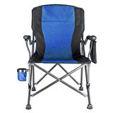 Katlanır Kamp Piknik Sandalyesi - Madfox Roxy - Mavi/Siyah - 546245  - Taşıma Çantalı
