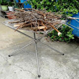 Katlanabilir Ateş Sehpası -Brülör - Madfox Fire Rack - 546250