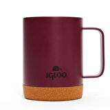 Çelik Mug Termos - Igloo - Cork - 350ml - Bordo - 205696
