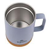 Çelik Mug Termos - Igloo - Cork - 350ml - Duman Mavi - 205696
