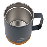 Çelik Mug Termos - Igloo - Cork - 350ml - Füme - 205696