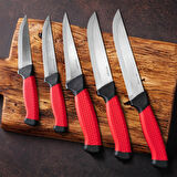 Kasap Bıçağı - Lazoğlu - No:1 - El Yapımı - Kesme - Kurban - Silikon Saplı