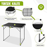 Katlanabilir Alüminyum Kamp Masası - Madfox Zenith - Siyah - 547278