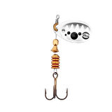 Alabalık Turna Döner Olta Kaşık - Ilba Bubble B20133 - Gümüş/Siyah - No:3