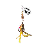 Alabalık Turna Döner Olta Kaşık - Ilba Bubble Yem 390133 - Gümüş/Siyah - No:3