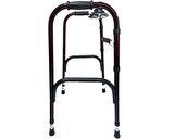 MEDİLABS Metal Walker Hasta Yürüteci Dört Ayaklı Boy Ayarlanabilir