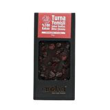 Avantajlı Fiyat-%100 Kakao Turnayemişli Bitter Çikolata. 110 Gr. X 6 Adet.
