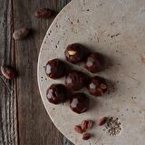 %85 Kakao, Şeker İlavesiz, Bütün Antepfıstıklı Bitter Bonbon Çikolata. 500 Gr.