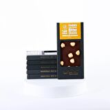 Avantajlı Fiyat-%60 Kakao, Şekersiz, Diyabetik, Stevialı, Fındıklı Bitter Çikolata. 100 Gr. X 6 Adet.
