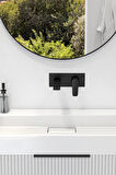Teska Quasar Pro Lavabo Bataryası-Full Siyah