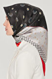 Armine Nostalji Serisi İpek Twill Eşarp 8517D-09