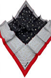 Armine Nostalji Serisi İpek Twill Eşarp 8517D-09