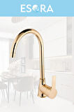 Gold Kare Robot Duş Seti , Eviye , Lavabo , Banyo Bataryası 4’lü Set