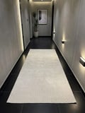 Dinar Armoni Kaymaz Tabanlı Kesme Kabartmalı Yıkanabilir Salon Koridor Mutfak Hali