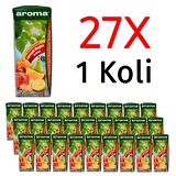 Aroma Karışık Meyve Nektarı 200 Ml X 27 Adet