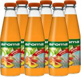 Aroma Şeftali Nektarı Cam 200 Ml X 6 Adet