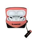 Pro 1/2. Nesil Uyumlu Koruyucu Bluetooth Kulaklık Kılıfı Blackpink Kalp Figürlü