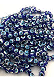 Yuvarlak Dizi Nazar Bocuğu 5 Dizi 6 mm (yaklaşık 250 Adet) Plastik