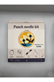 Kolay Başlangıç Seviye Yün Punch Kiti, Punch Nakış Seti, Çocuklar İçin Kit, Yün Kiti 95099C