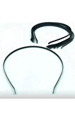 Siyah Metal Tel Taç 12 Adet 2,5 mm