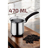 ModaCar Paslanmaz Çelik Cezve 470 ml