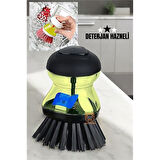 ModaCar Bulaşık Fırçası Deterjan Hazneli