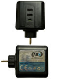 Ars Isıya Dayanıklı Termal Akım Korumalı Fiş Priz Usb A - Type-C 3Lü Priz (2 Adet)