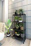 4 katlı Banyo Rafı, 4 Katlı Kitaplık, 4 Raflı Balkon Rafı, 4 Katlı Saksılık