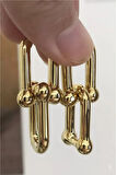 Kadın Tiffany Gold Küpe