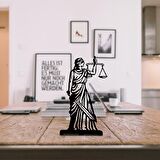 Adelet Kadını Metal Masaüstü Dekoratif Süs 12*25 CM