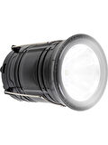 Powermaster SH-5800T 1W+6LED Solar+Şarjlı Kamp Lambası