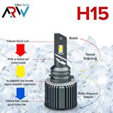 H15 Led Xenon Şimşek Etkili 12000 Lümen ARW Ultra Serie