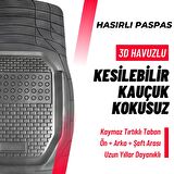 3D Havuzlu Oto Paspas Her Araca Uyumlu Model