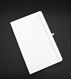 Beyaz Defter & Beyaz Kupa & Gökkuşağı Temalı Anahtarlık & Makaron Fosforlu Kalem Hediye Seti