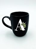Kişiye Özel Kılıflı French Press & Siyah Kupa & Bambu Kapaklı Kavanozda Ihlamur & Kurabiye Hediye Seti