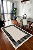 GRİ Modern Çerçeve Desen Halı ŞHB1322
