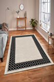 GRİ Modern Çerçeve Desen Halı ŞHB1322