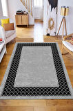 GRİ Modern Çerçeve Desen Halı ŞHB1322
