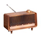 ULVİLA AS25 Nostaljik Şarjlı Fm Radyo, Handfree+Aux+Usb ve Tf Card Okuyuculu Mp3