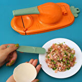  Havuç Tasarımlı Şık  Pratik  Börek Mantı Hamuru Presleme  Börek Yapma Kalıbı