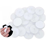  20 Adet Şeffaf Yuvarlak 3 Cm Çaplı Güçlü Disk Yapışkanlar